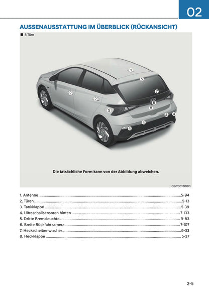 2025 Hyundai i20/Bayon Owner's Manual | German