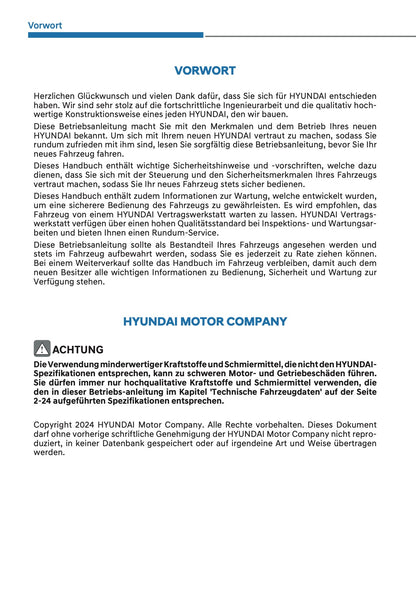 2025 Hyundai i20/Bayon Owner's Manual | German