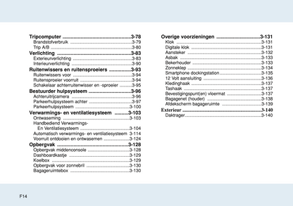 2017-2018 Hyundai i20 Gebruikershandleiding | Nederlands