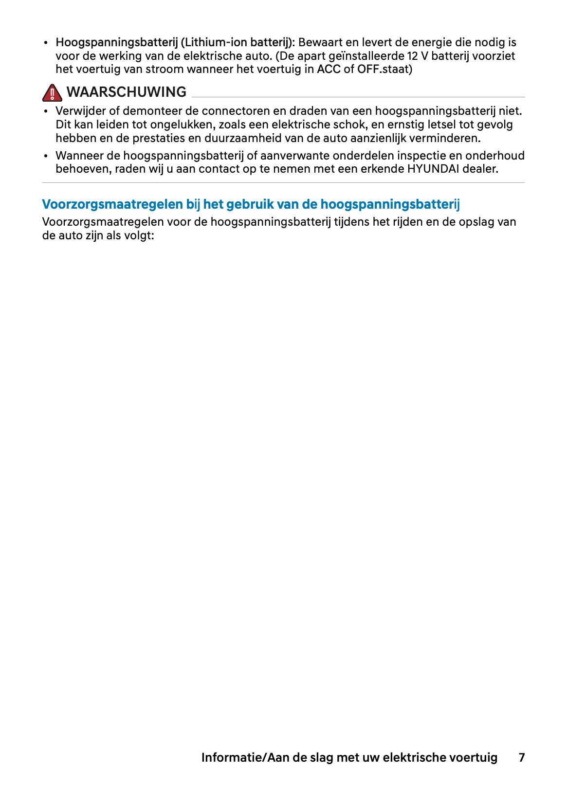 2026 Hyundai Inster Gebruikershandleiding | Nederlands