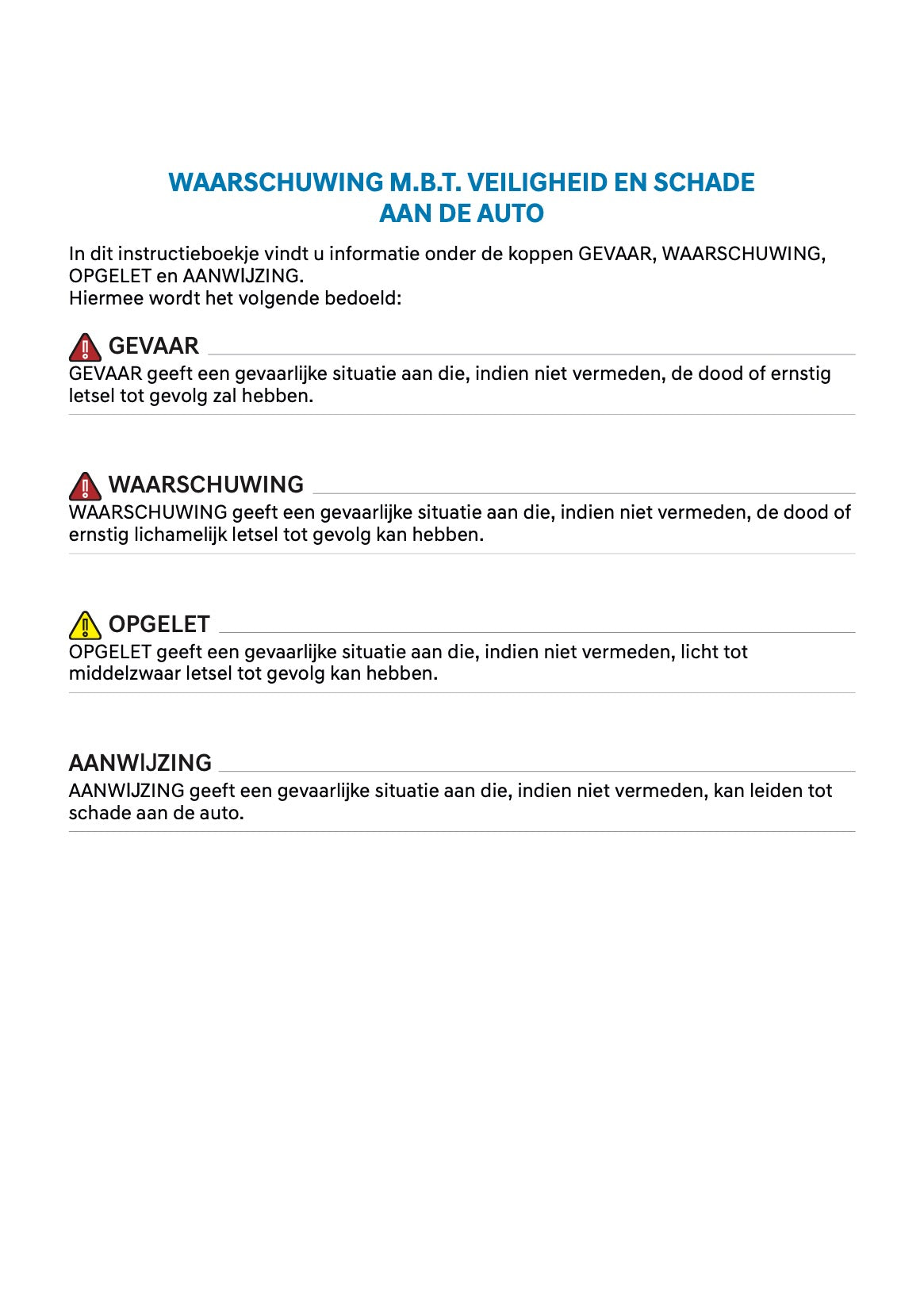 2026 Hyundai Inster Gebruikershandleiding | Nederlands