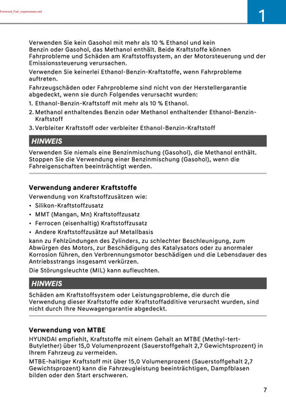 2026 Hyundai Kona Owner's Manual | German