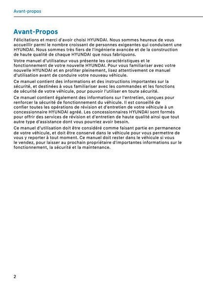 2026 Hyundai Kona Owner's Manual | French