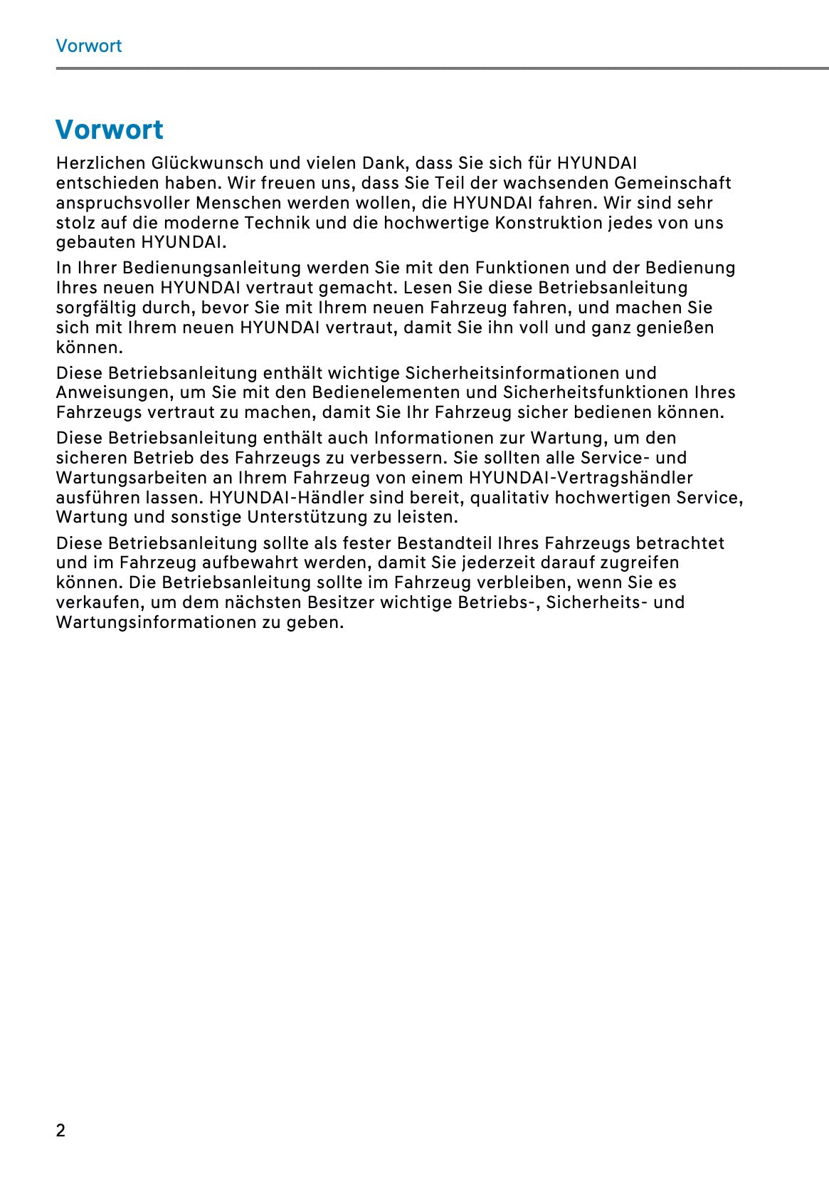 2026 Hyundai Kona Hybrid Owner's Manual | German