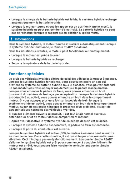 2026 Hyundai Kona Hybrid Manuel du propriétaire | Français