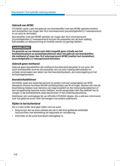 2022 Hyundai Kona Hybrid Owner's Manual | Dutch