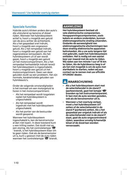 2022 Hyundai Kona Hybrid Owner's Manual | Dutch