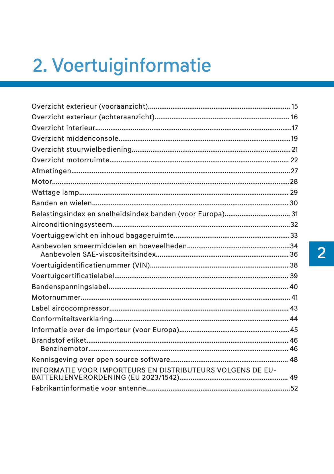 2026 Hyundai Kona Gebruikershandleiding | Nederlands