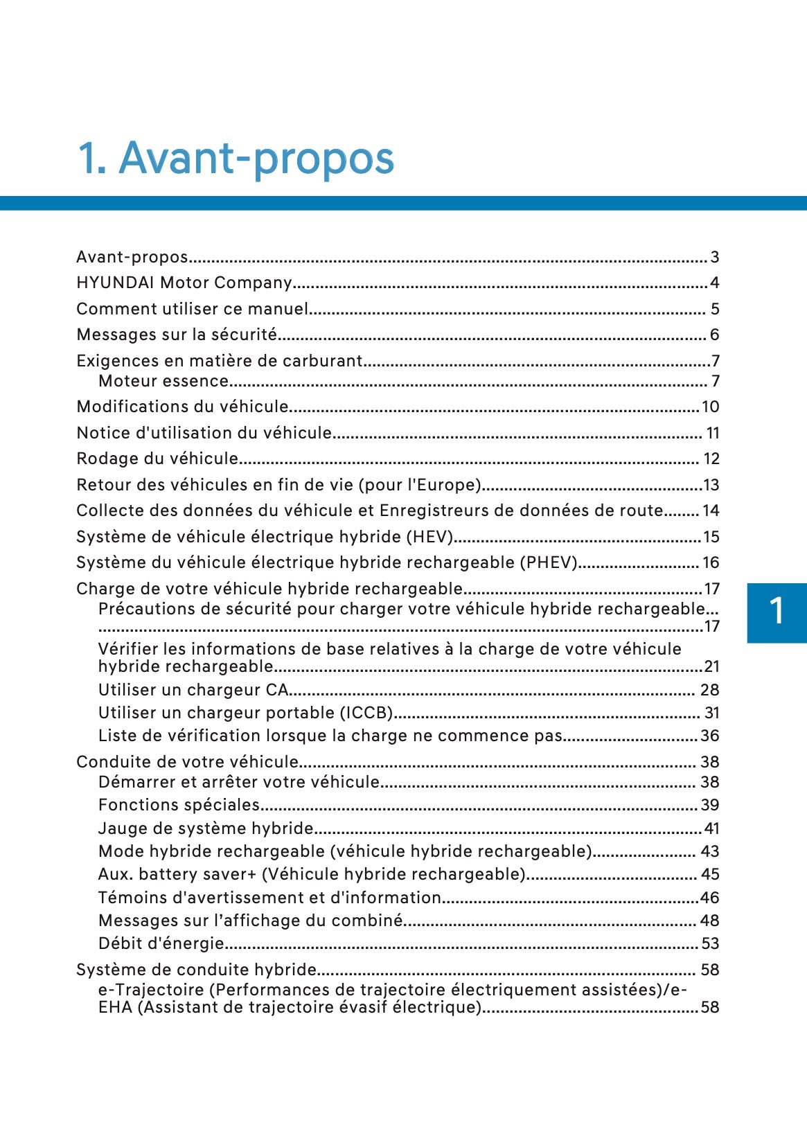 2026 Hyundai Santa Fe Owner's Manual | French