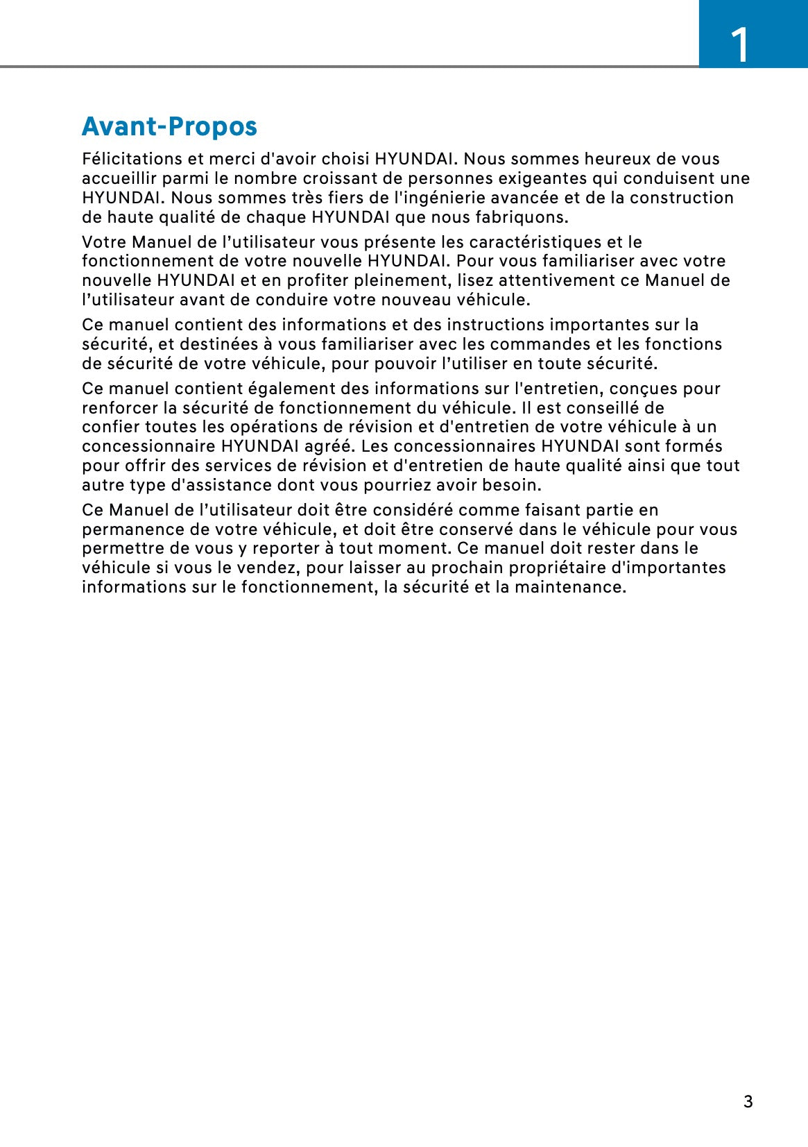 2026 Hyundai Santa Fe Owner's Manual | French