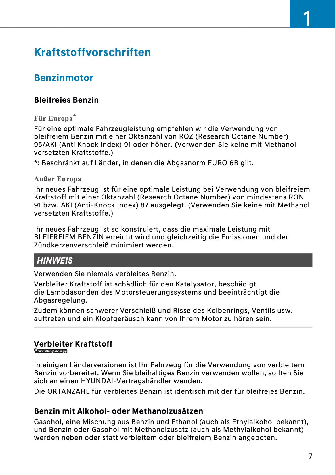 2026 Hyundai Santa Fe PHEV Bedienungsanleitung | Deutsch