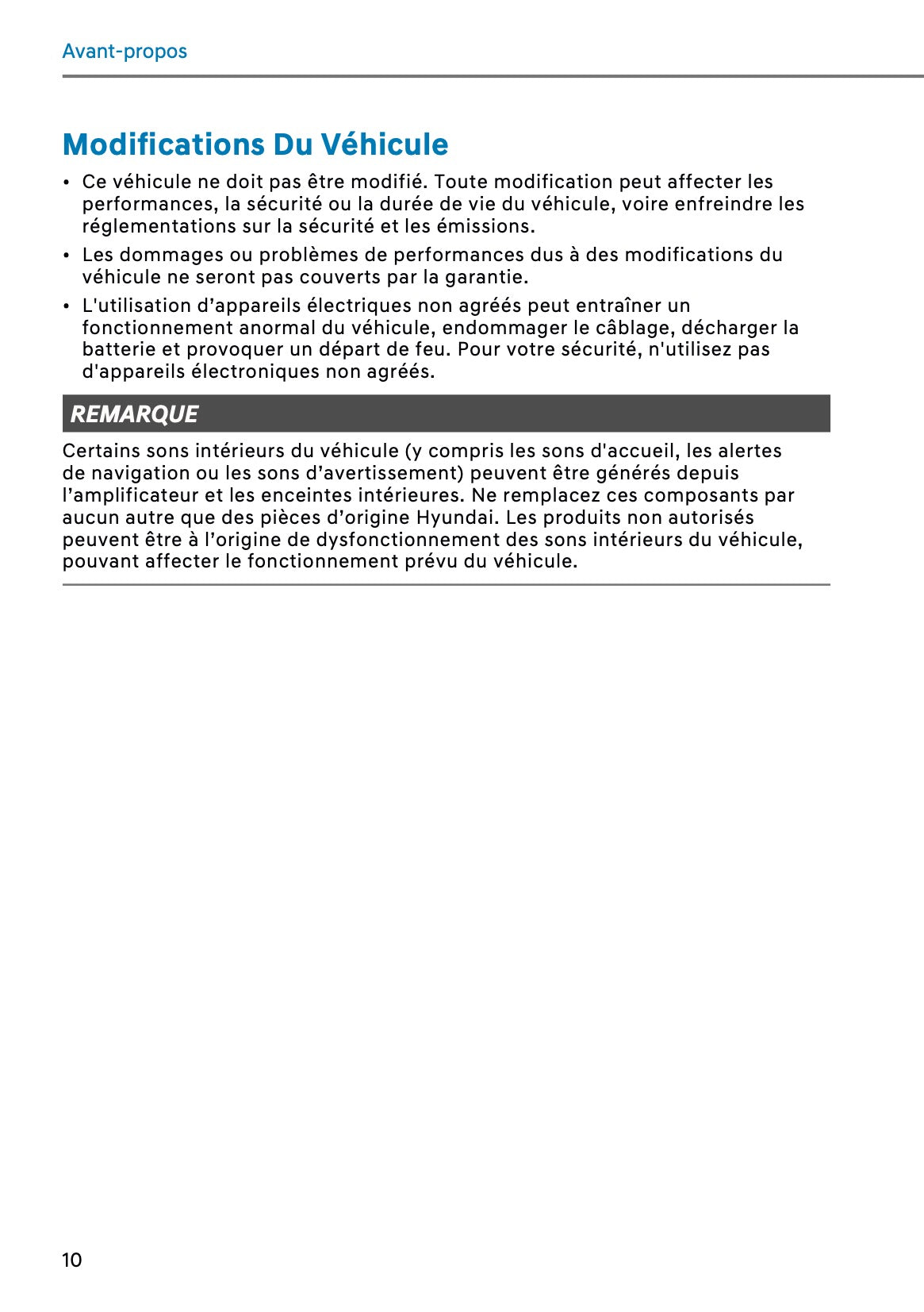 2026 Hyundai Santa Fe PHEV Owner's Manual | French