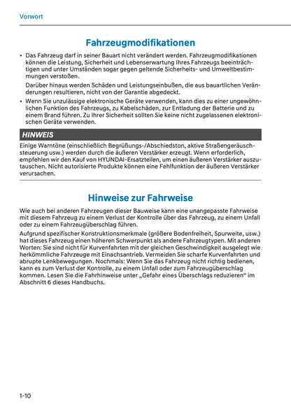 2025 Hyundai Tucson Owner's Manual | German