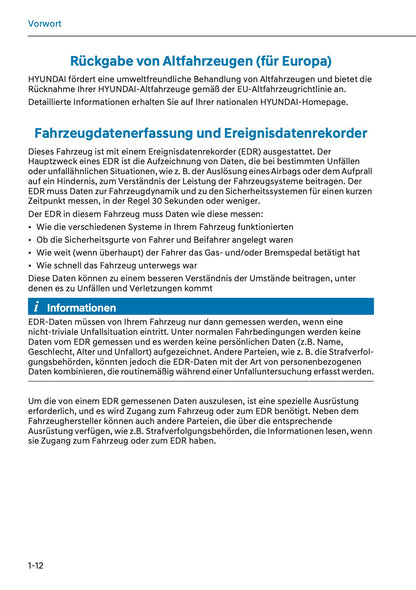 2025 Hyundai Tucson Owner's Manual | German