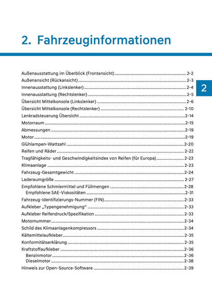 2025 Hyundai Tucson Owner's Manual | German