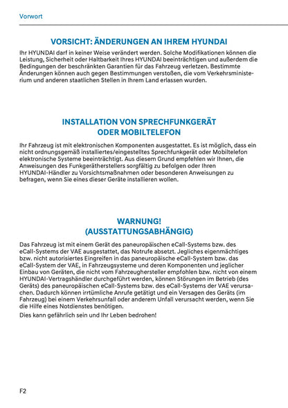 2025 Hyundai Tucson Owner's Manual | German