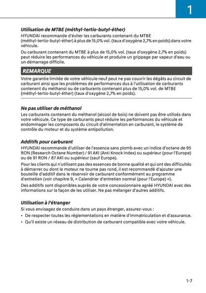 2025-2026 Hyundai Tucson/Tucson Hybrid Manuel du propriétaire | Français