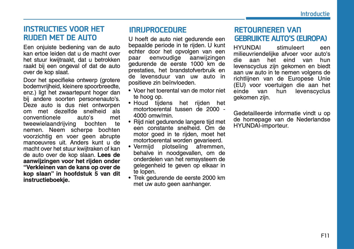 2018-2020 Hyundai Tucson Gebruikershandleiding | Nederlands