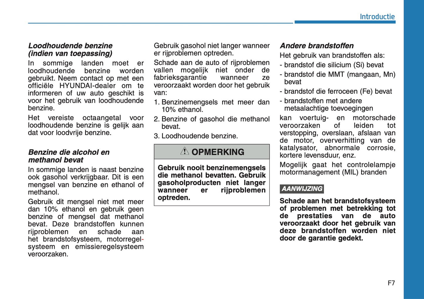 2018-2020 Hyundai Tucson Gebruikershandleiding | Nederlands