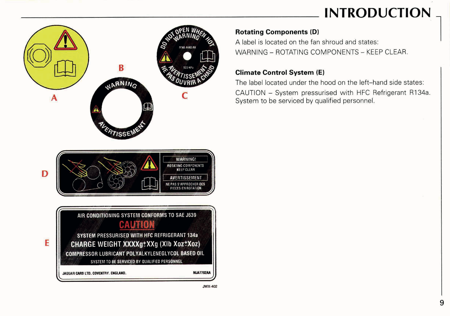 1998 Jaguar XK8 Owner's Manual | English