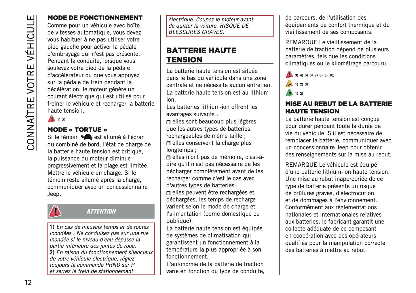 2025-2026 Jeep Avenger Owner's Manual | French