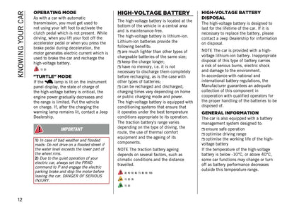 2025 Jeep Avenger Owner's Manual | English