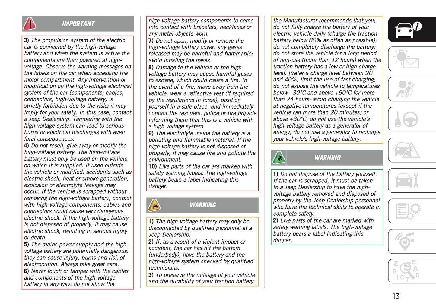 2026 Jeep Avenger Owner's Manual | English