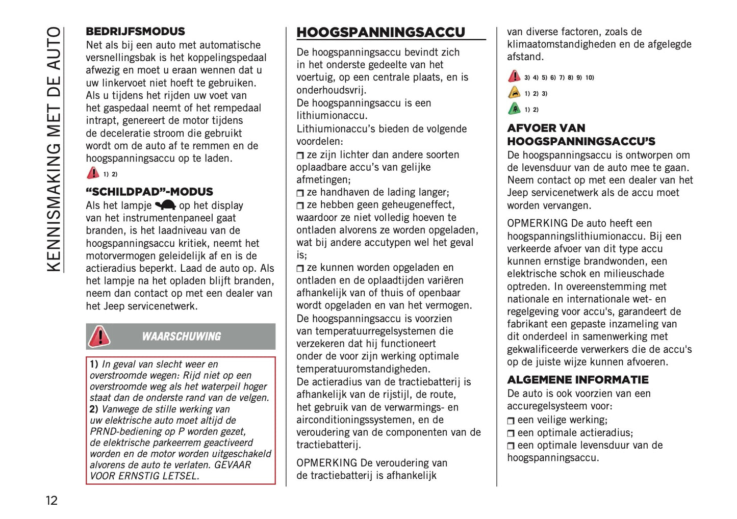 2026 Jeep Avenger Gebruikershandleiding | Nederlands