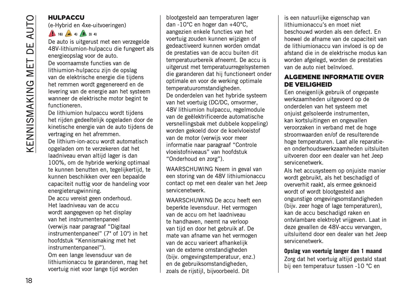 2026 Jeep Avenger Gebruikershandleiding | Nederlands
