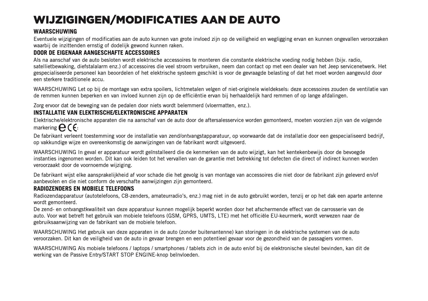 2026 Jeep Avenger Gebruikershandleiding | Nederlands