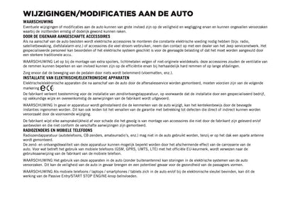 2026 Jeep Avenger Gebruikershandleiding | Nederlands