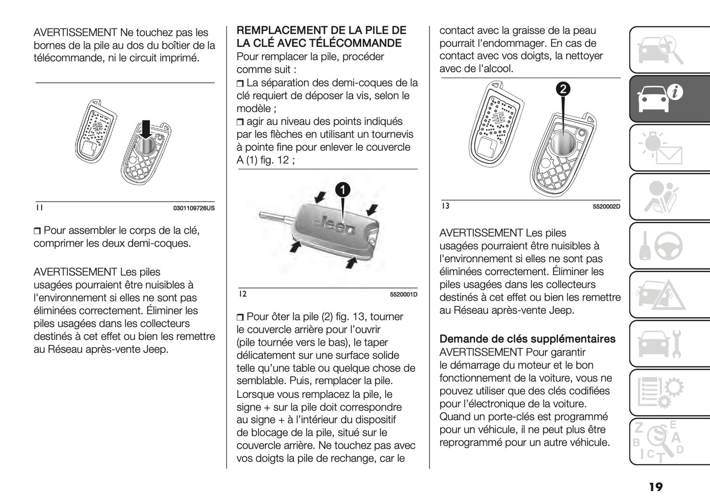 2020-2021 Jeep Compass Manuel du propriétaire | Français