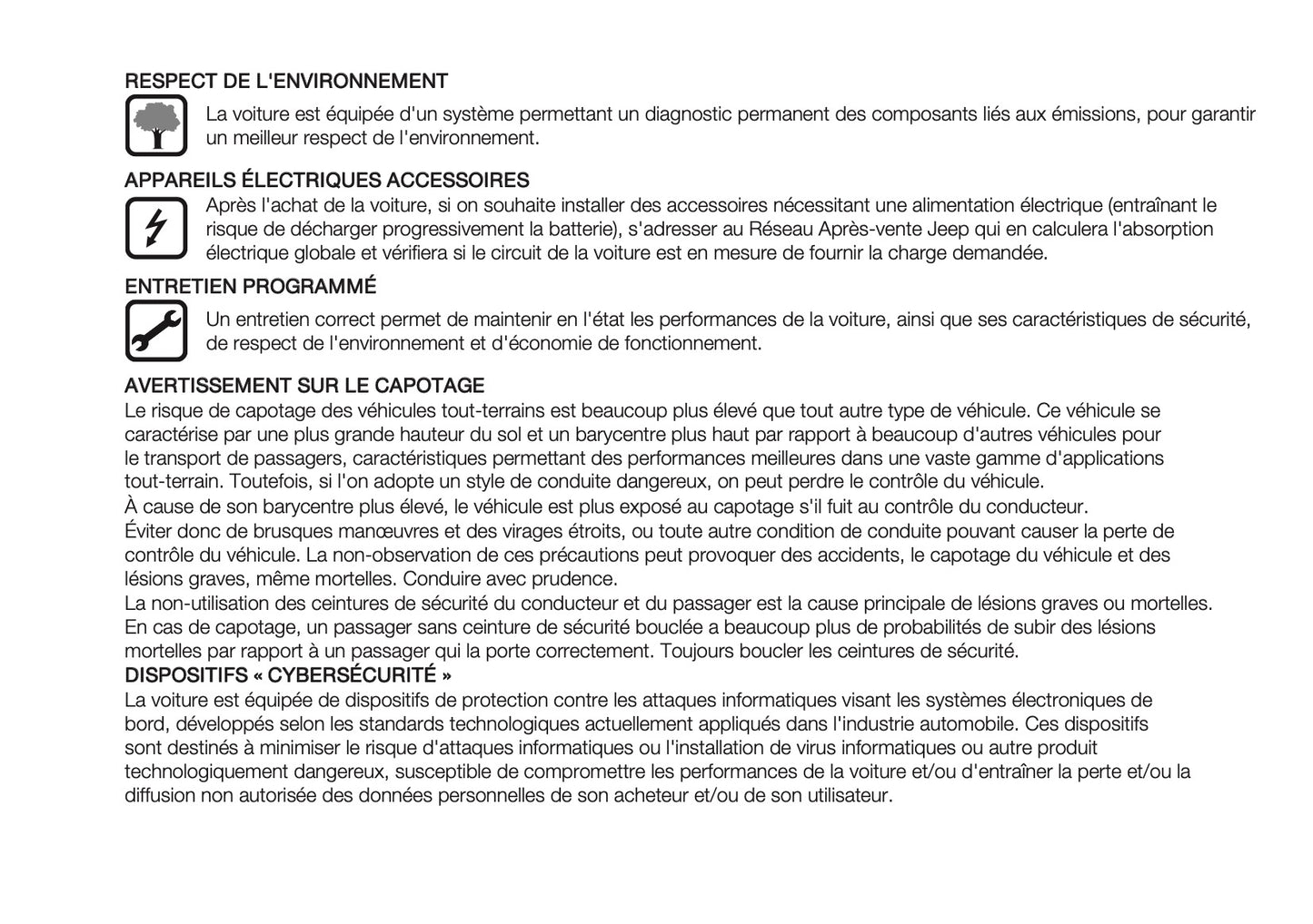 2020-2021 Jeep Compass Manuel du propriétaire | Français