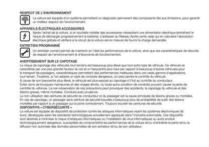 2020-2021 Jeep Compass Manuel du propriétaire | Français