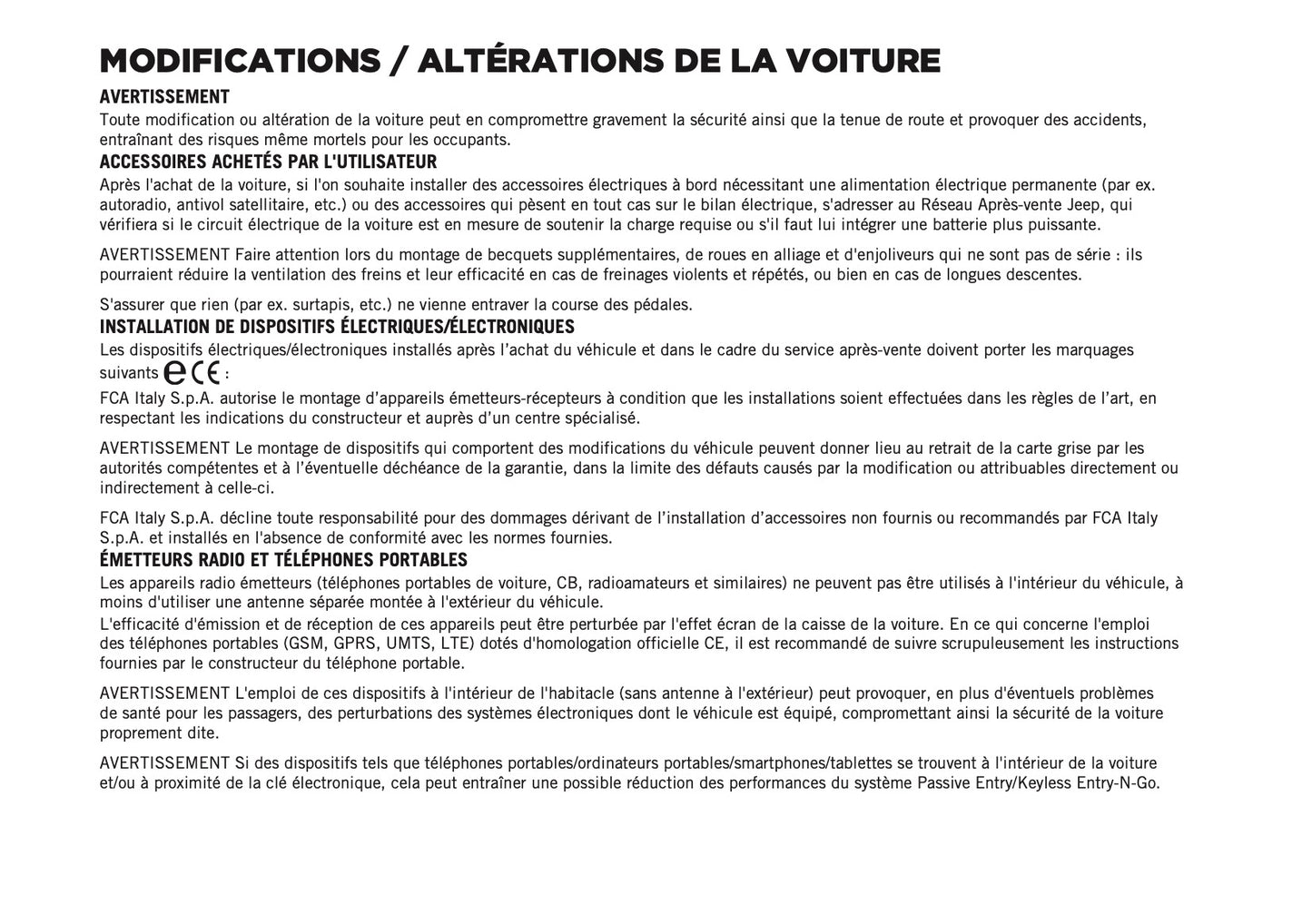 2021 Jeep Compass/Compass 4xe Owner's Manual | French