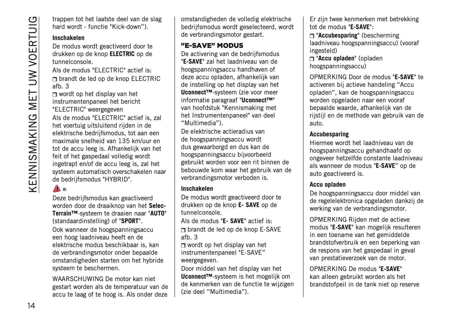 2022-2023 Jeep Renegade Gebruikershandleiding | Nederlands