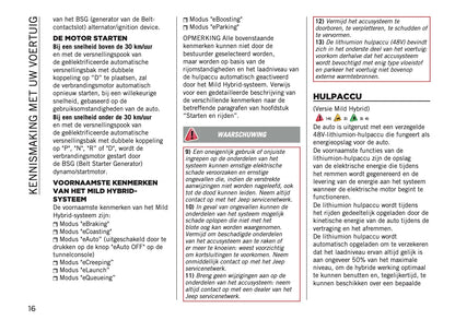 2022-2023 Jeep Renegade Gebruikershandleiding | Nederlands