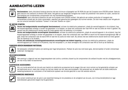 2022-2023 Jeep Renegade Gebruikershandleiding | Nederlands