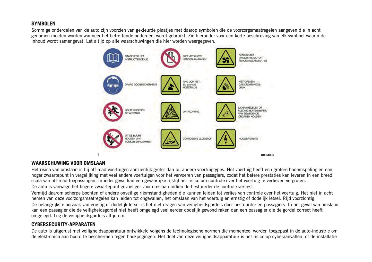 2022-2023 Jeep Renegade Gebruikershandleiding | Nederlands