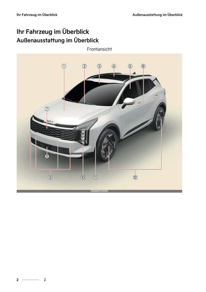 2026 Kia Sportage/Sportage Hybrid Owner's Manual | German