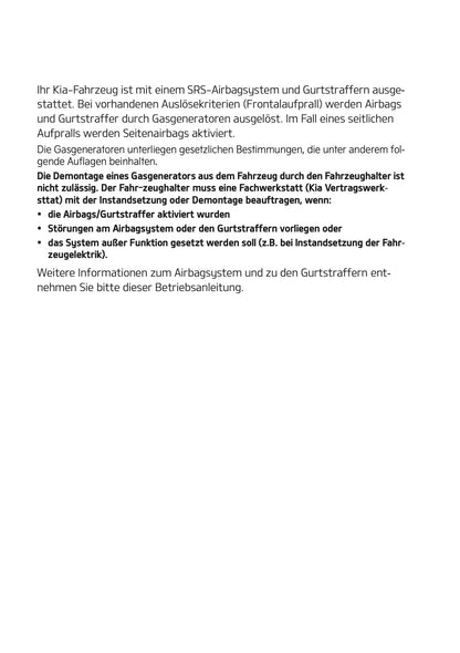 2026 Kia Sportage/Sportage Hybrid Owner's Manual | German