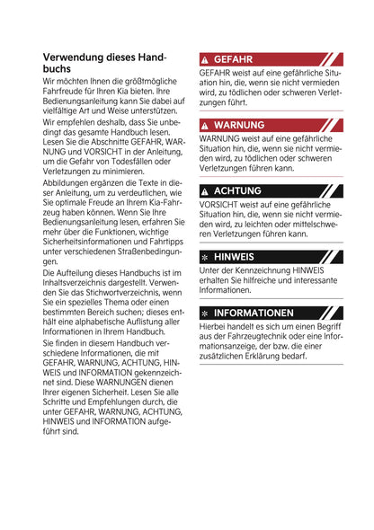 2026 Kia Sportage/Sportage Hybrid Owner's Manual | German