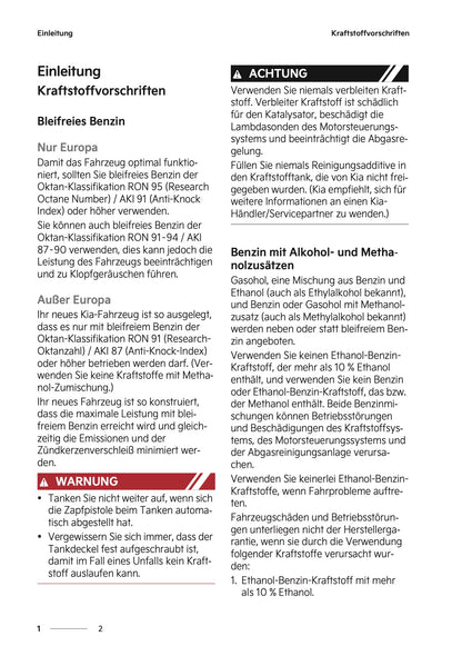 2026 Kia Sportage/Sportage Hybrid Owner's Manual | German