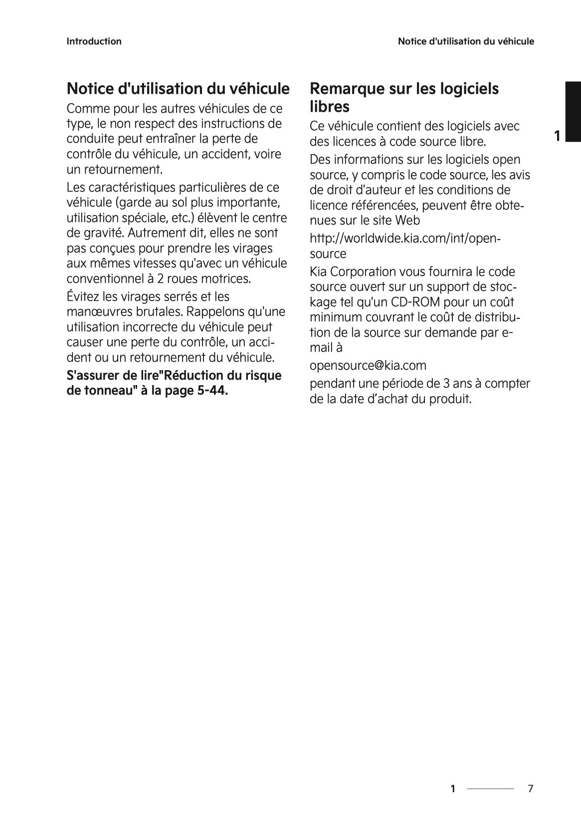 2025-2026 Kia Sportage Manuel du propriétaire | Français