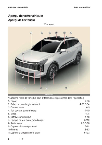 2025-2026 Kia Sportage Manuel du propriétaire | Français