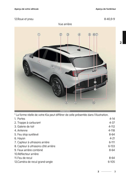 2025-2026 Kia Sportage Manuel du propriétaire | Français