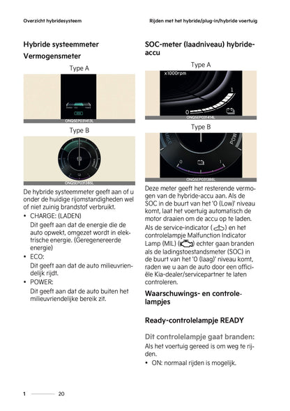 2024-2025 Kia Sportage Plug-in-Hybrid Owner's Manual | Dutch