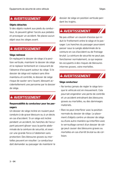 2021 Kia Stonic Owner's Manual | French