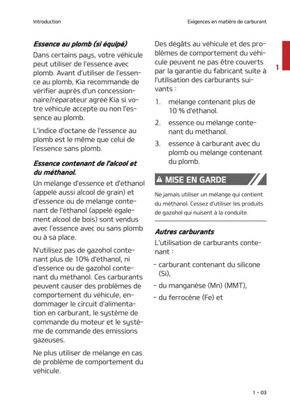 2021 Kia Stonic Owner's Manual | French