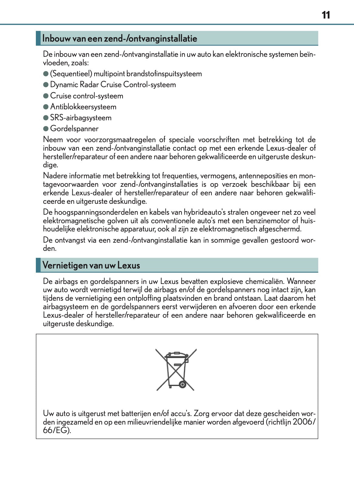 2016-2017 Lexus CT 200h Gebruikershandleiding | Nederlands